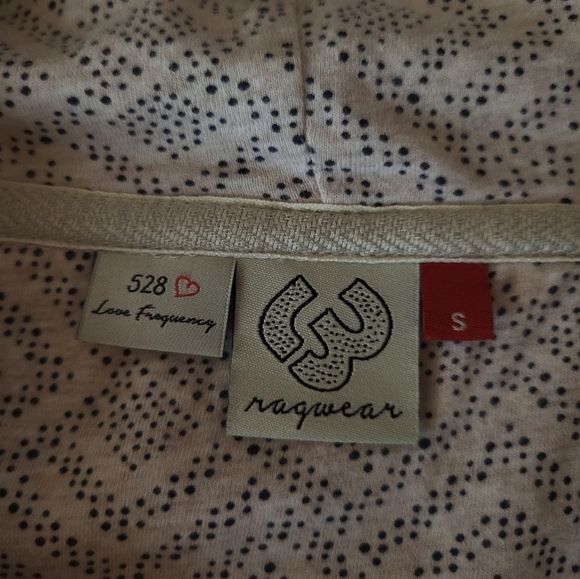 Ragwear Light Pink Botton Sweatshirt, Size Small - Picture 4 of 9